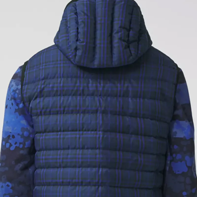 Burberry Check Print Padded Down Vest-6
