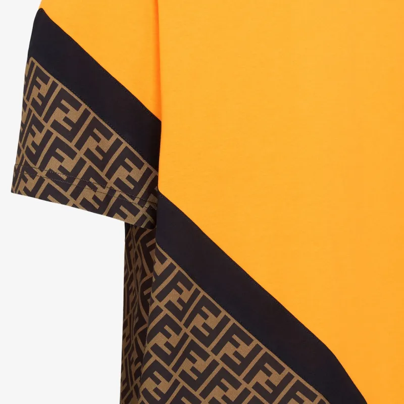FENDI T Shirts Men Orange-3