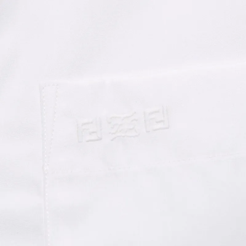 FENDI Shirts Men White-3