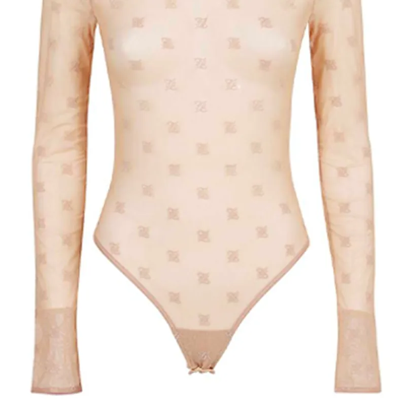 FENDI Bodysuits Women's Pink-4