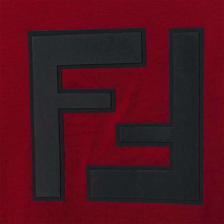 FENDI T-Shirts Men Red-4