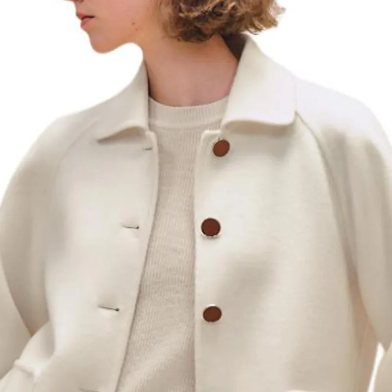HERMES SS24 Jackets Coats Women's White-3