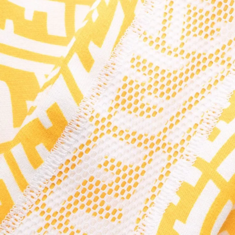 FENDI FW21 Casual Pants Women's Yellow-6