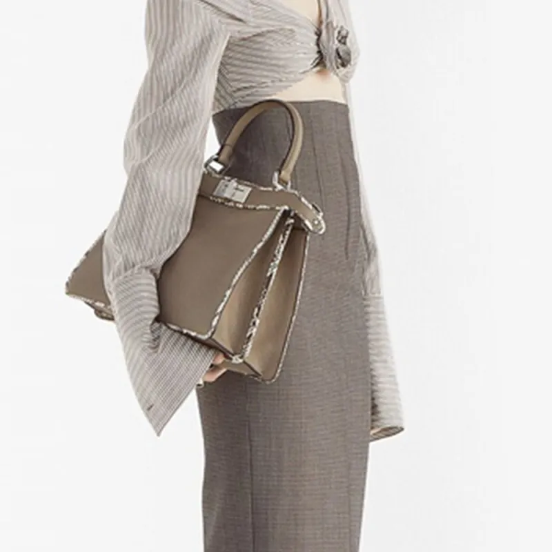 FENDI Wool Pencil Skirt 'Operator'-4
