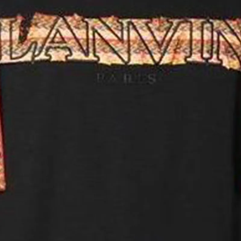 Lanvin Curb Embroidered T Shirt-3