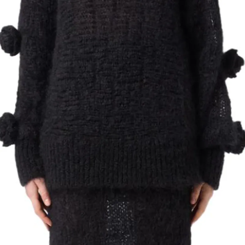 Blumarine 3D Rose Jumper-6