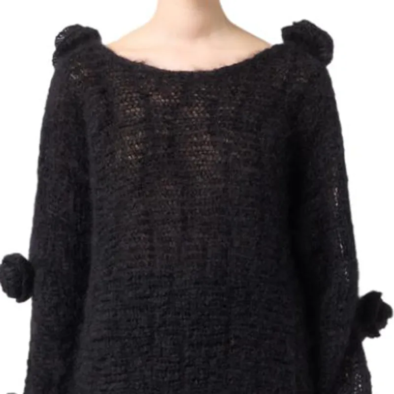 Blumarine 3D Rose Jumper-5