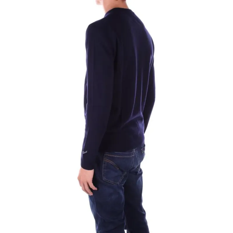 WOOLRICH Logo Embroidered Crewneck Jumper-3