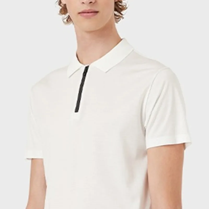 EMPORIO ARMANI Polo Shirts Men White-3