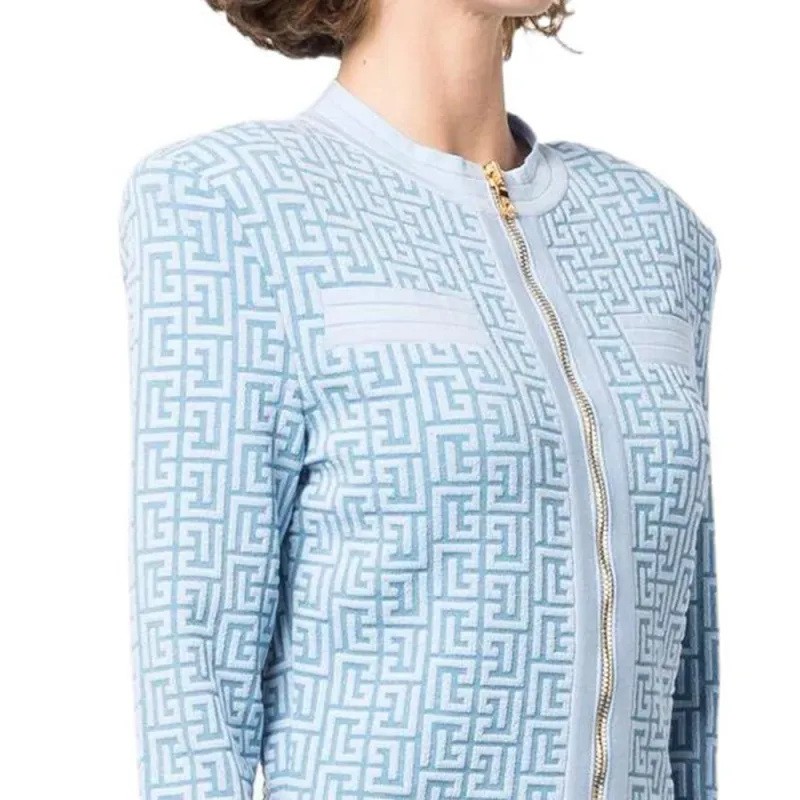 BALMAIN Jackets Women's Blue-2