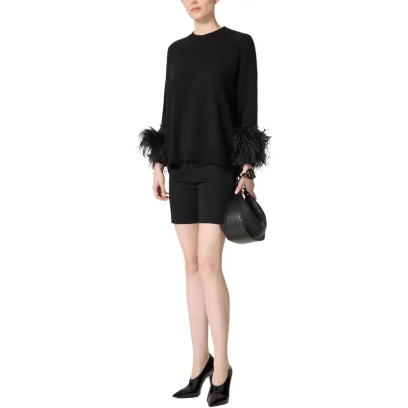 Valentino Creased Effect Shorts-1