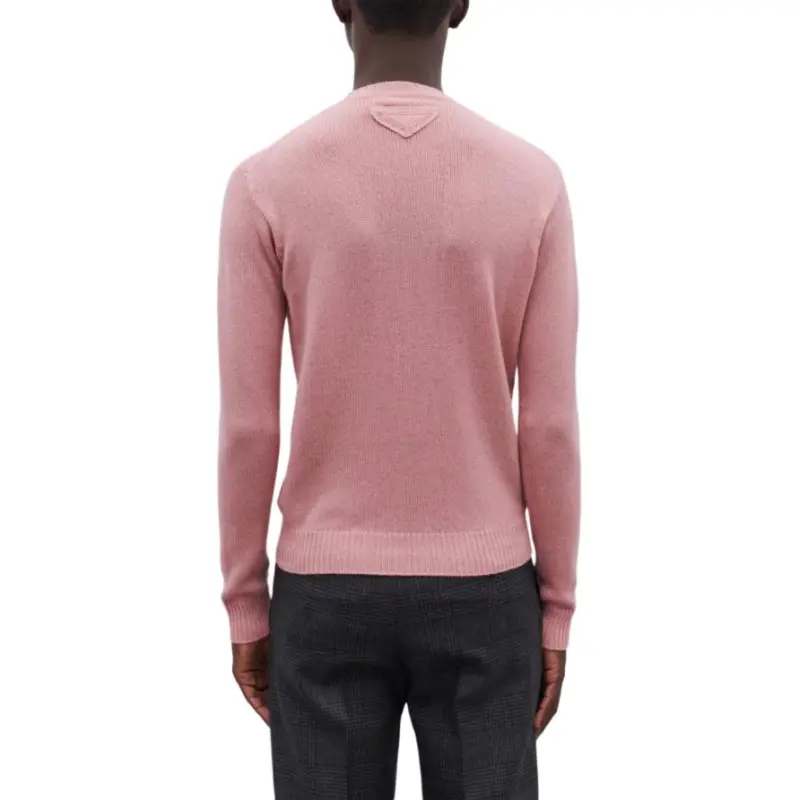 PRADA Cashmere Sweater Men's Pink-4