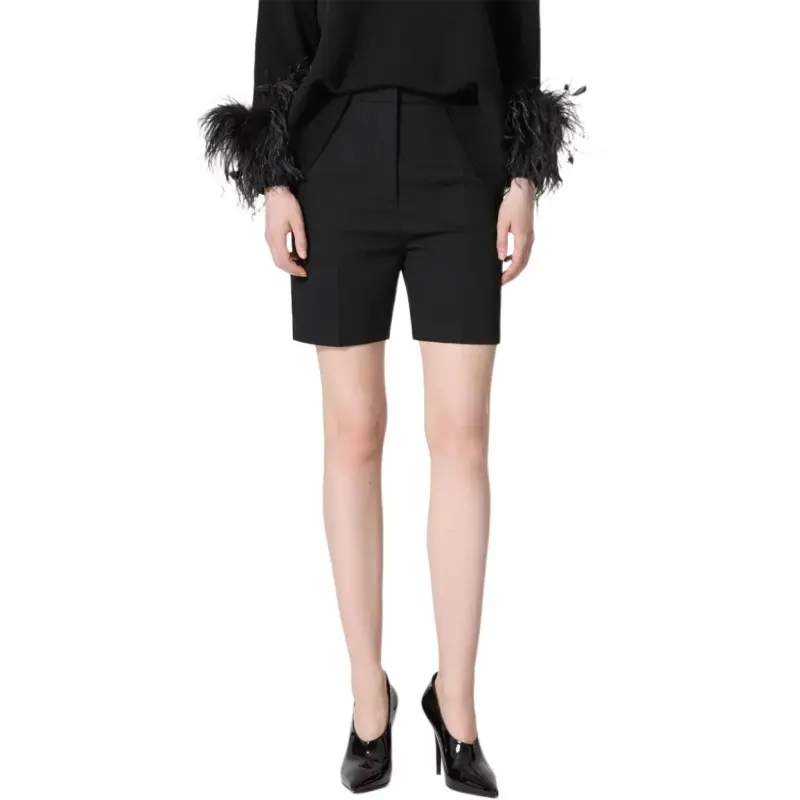 Valentino Creased Effect Shorts-2