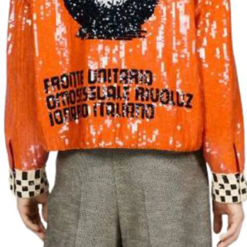 GUCCI Jackets Coats Men's Orange-4