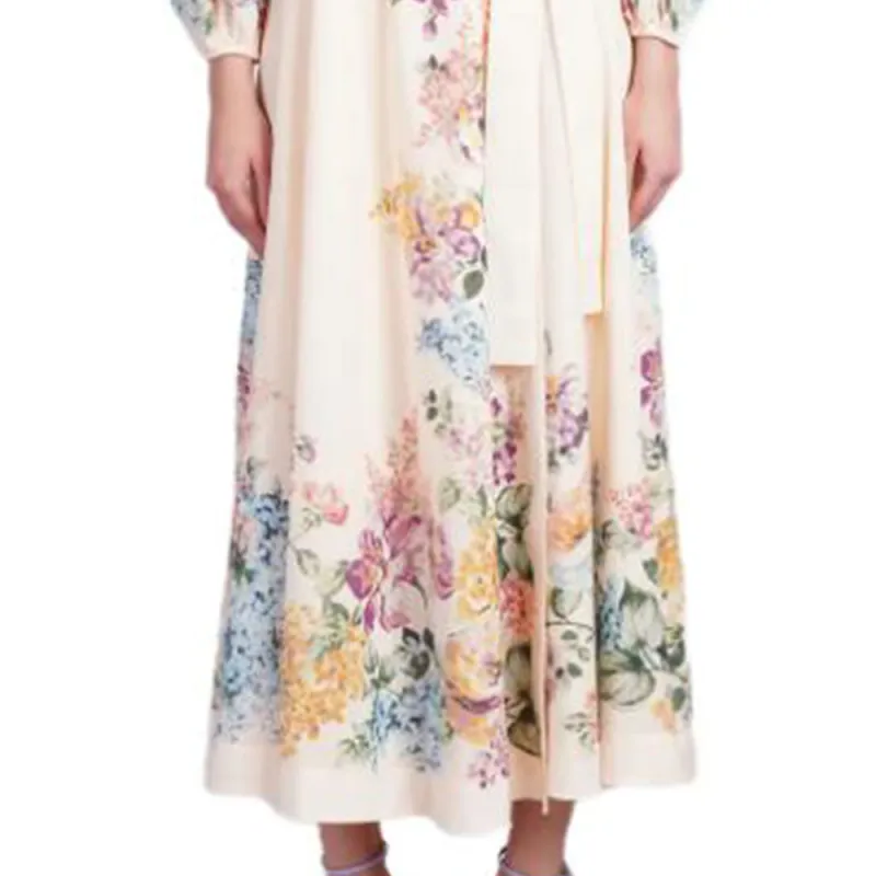 Zimmermann Halliday Wrapped Midi Dress-5