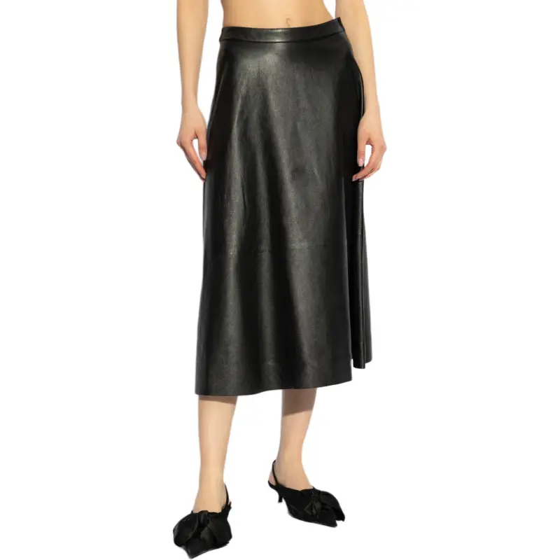 Balenciaga A Line Draped Skirt-1