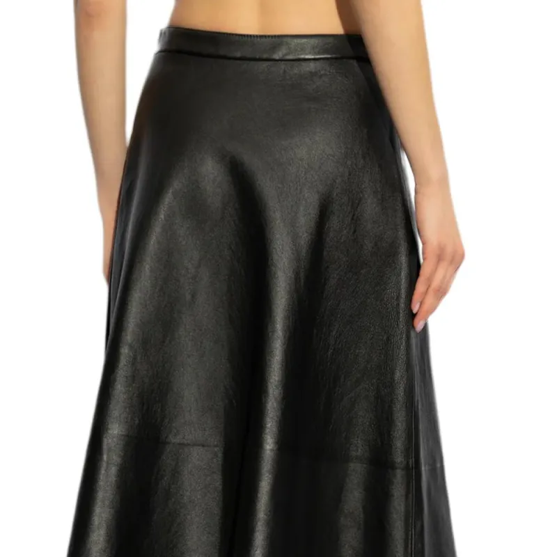 Balenciaga A Line Draped Skirt-5