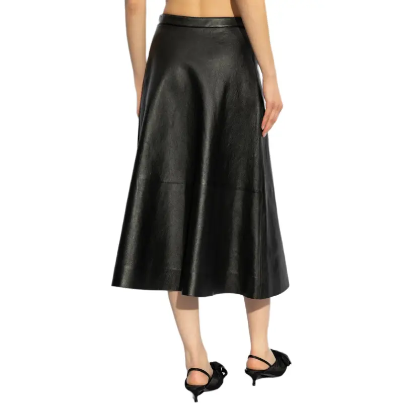 Balenciaga A Line Draped Skirt-2
