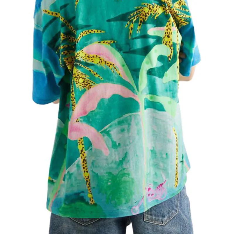 CELINE T Shirts Men Green-5