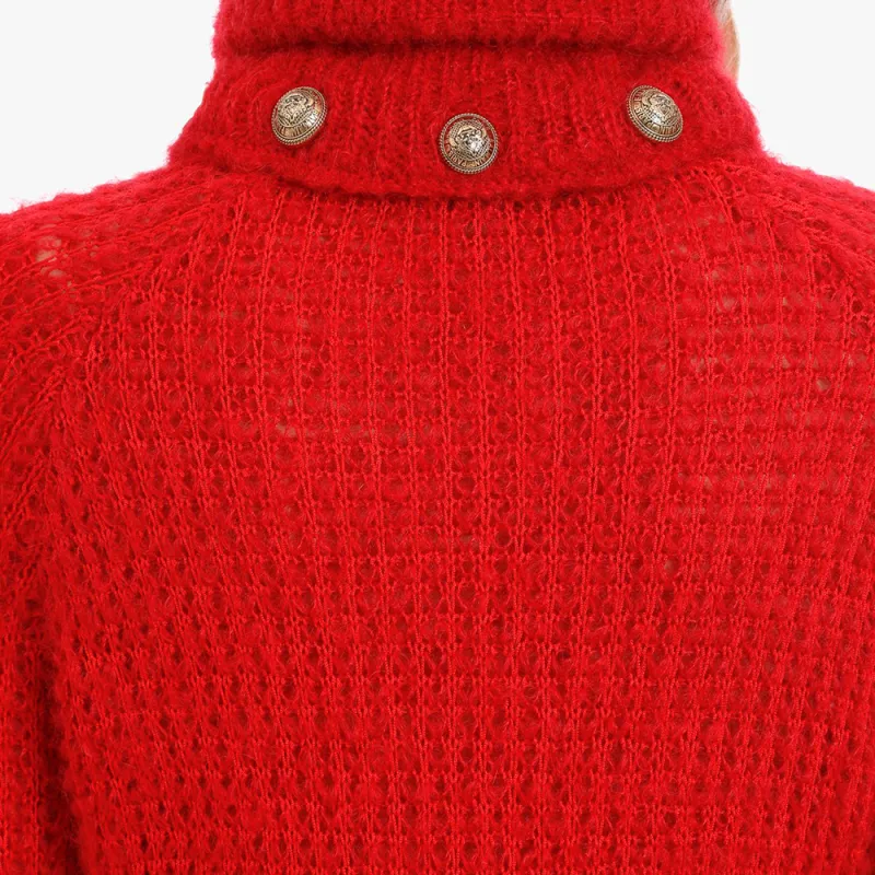 BALMAIN Sweaters Women's Red-6