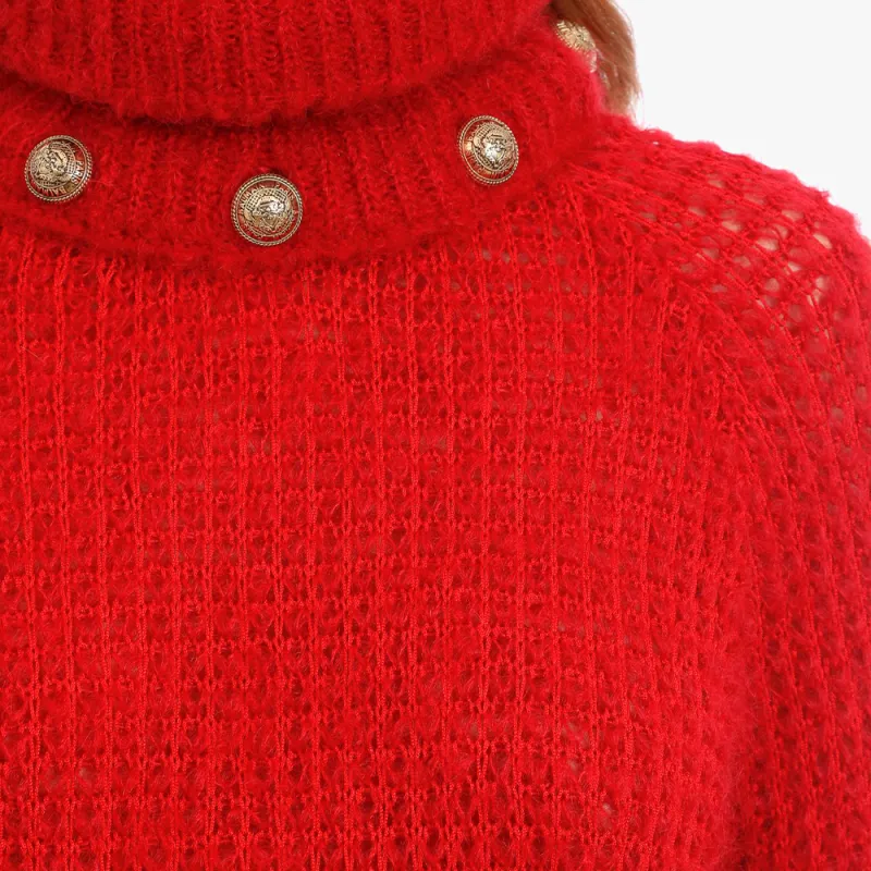 BALMAIN Sweaters Women's Red-7