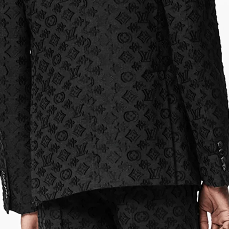 LOUIS VUITTON FW21 Business Suits Coats Men's Black-4