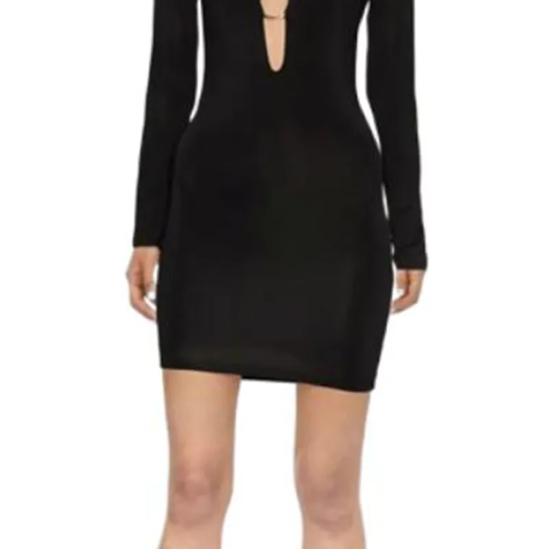 Louisa Ballou Helios Plunge Minidress-3