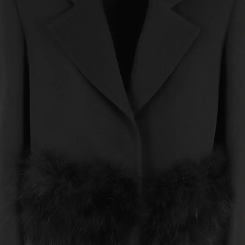 Blumarine Feather trim Blazer-2