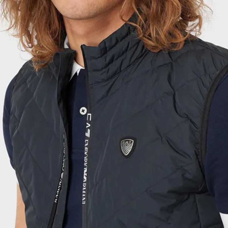 EMPORIO ARMANI Vests Men Marine Blue-5