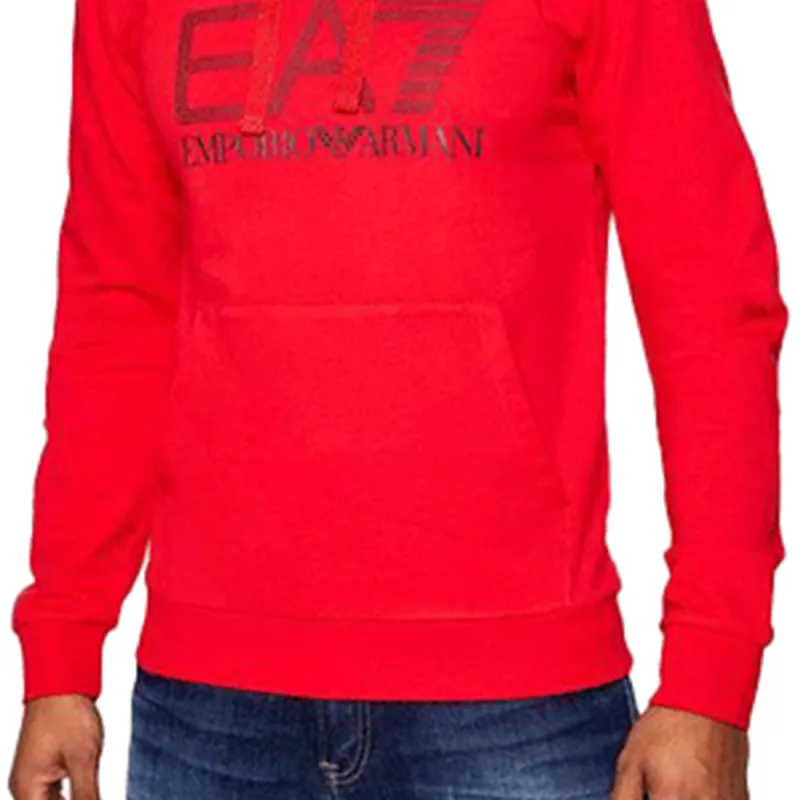 EMPORIO ARMANI EA7 Sweatshirt Men's Red-4