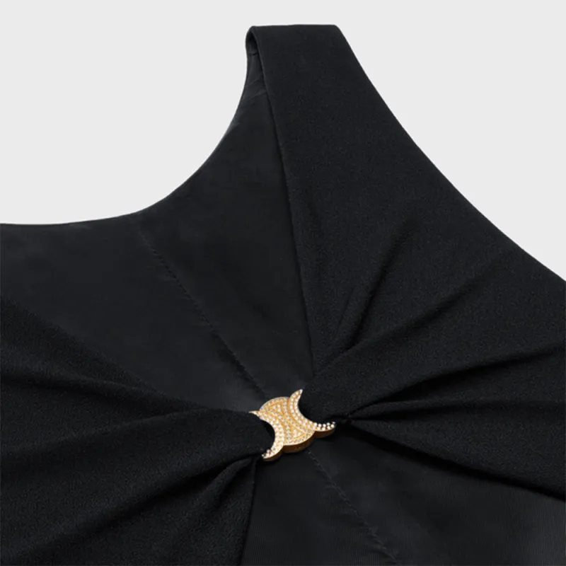 CELINE Slip Dresses Women's Black-2