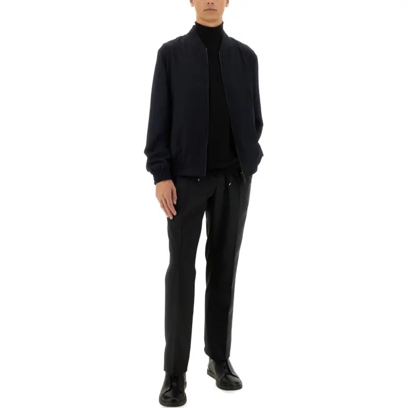 Ermenegildo Zegna Zip Up Bomber Jacket-2