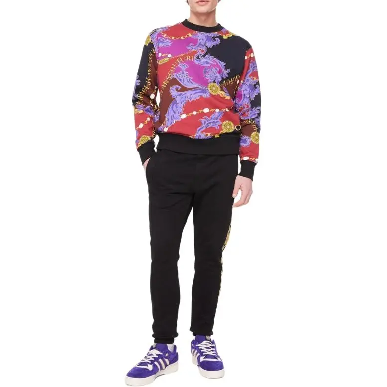 VERSACE JEANS Sweatshirt Men's Purple-2