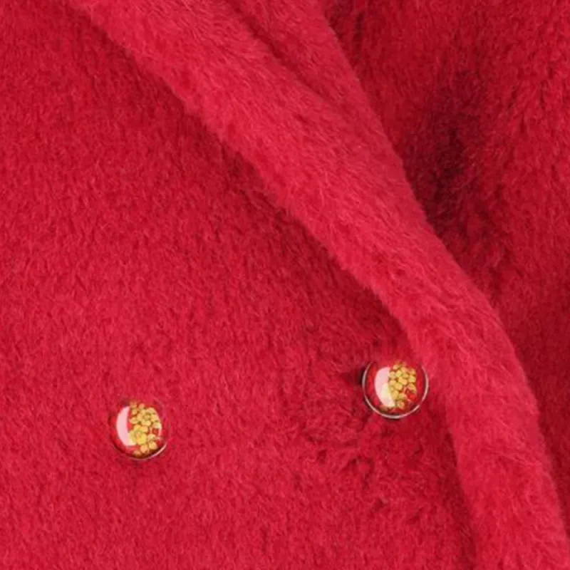 MaxMara Cuba Double Breasted Long Sleeved Coat-4