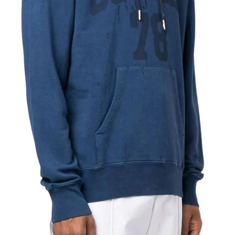 Golden Goose Sweatshirts Men Blue-4