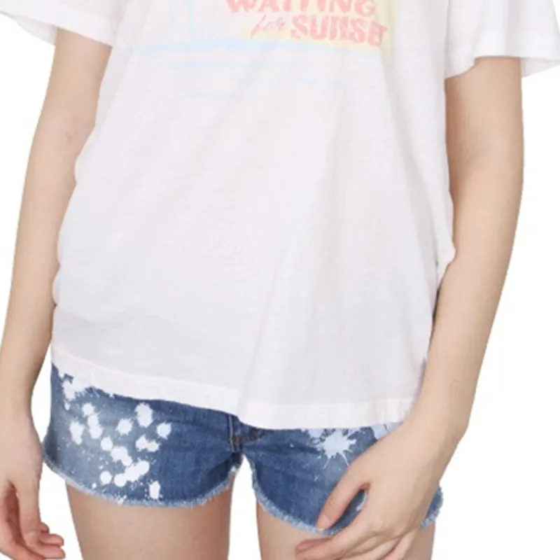 SAINT LAURENT T Shirts Women's White-4