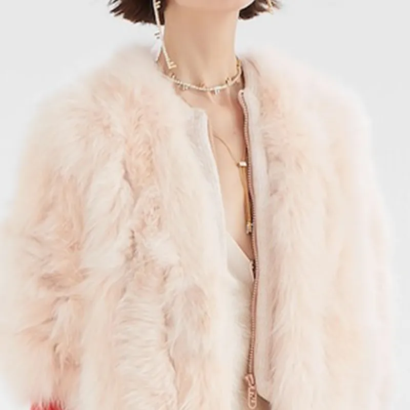 FENDI FW22 Jackets Coats Women's Pink-4