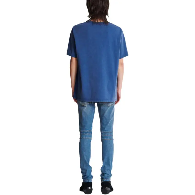 BALMAIN Logo Embroidered Crewneck T Shirt-4