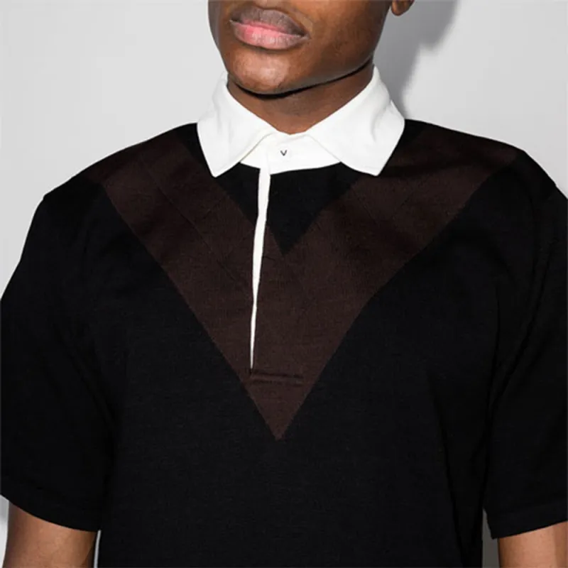 Bottega Veneta Polo Shirt Men's Black-4