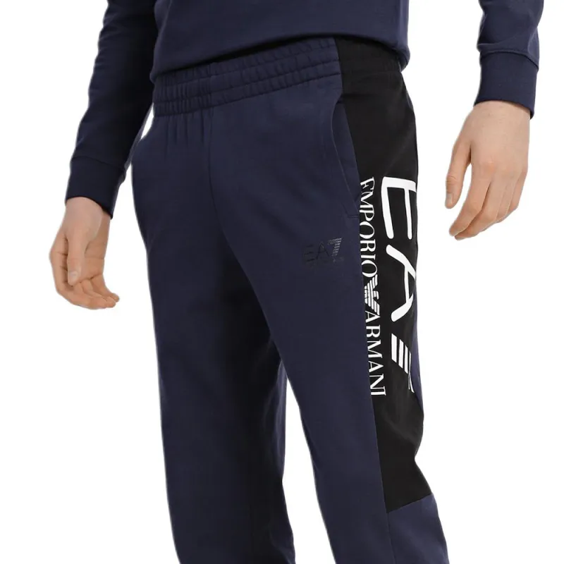 EMPORIO ARMANI EA7 SS23 Knitted Sweatpants Men's Dark Blue-5