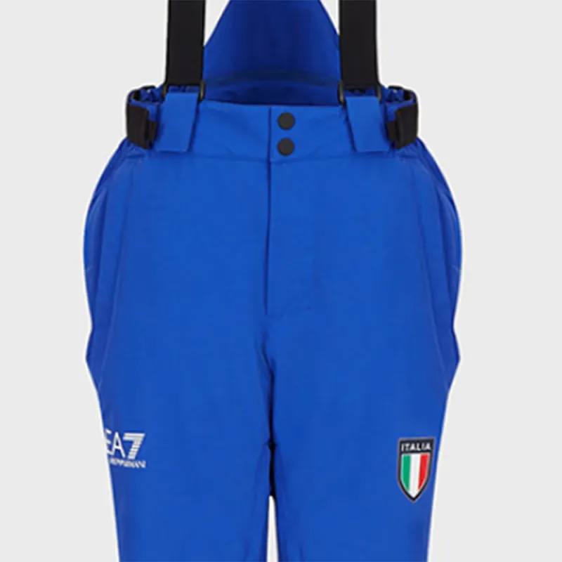 EMPORIO ARMANI EA7 SS22 Casual Pants Men's Blue-3