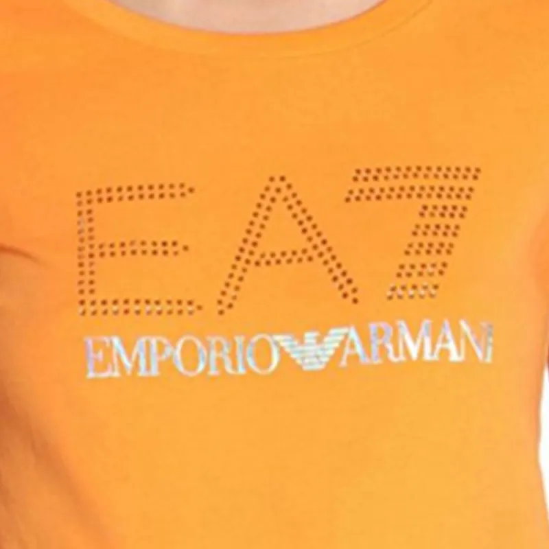 EMPORIO ARMANI EA7 T Shirts Women's Yellow-2