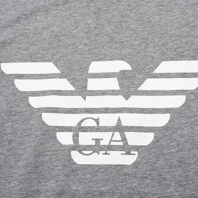 EMPORIO ARMANI Logo print Cotton T shirt-3