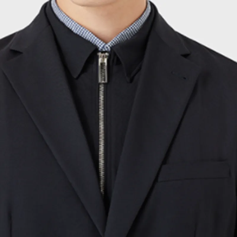 EMPORIO ARMANI SS22 Business Suits Coats Men's Marine Blue-4