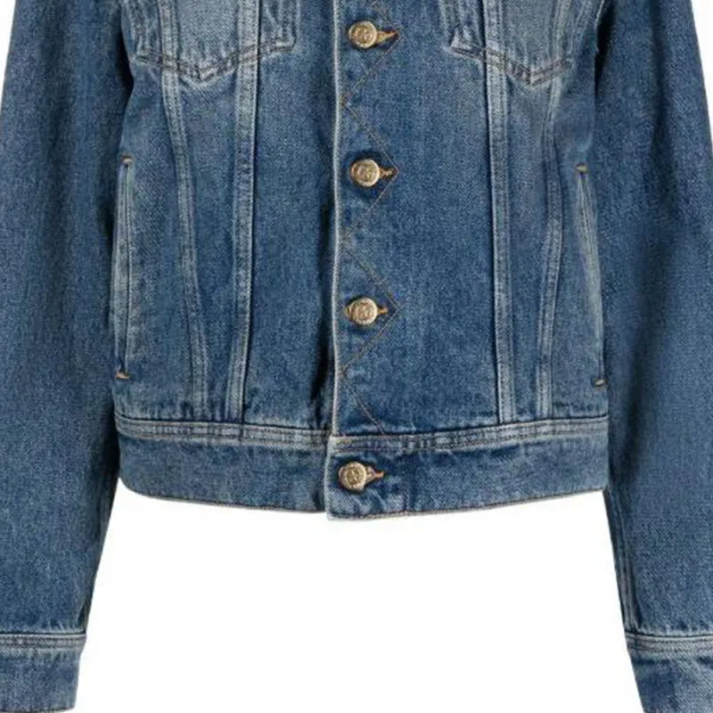 Golden Goose Logo patch Denim Jacket-5