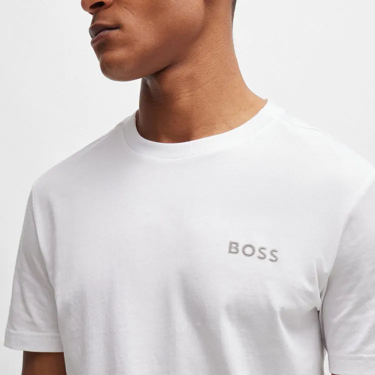 HUGO BOSS 3D Mesh Logo Regular Fit T Shirt-4