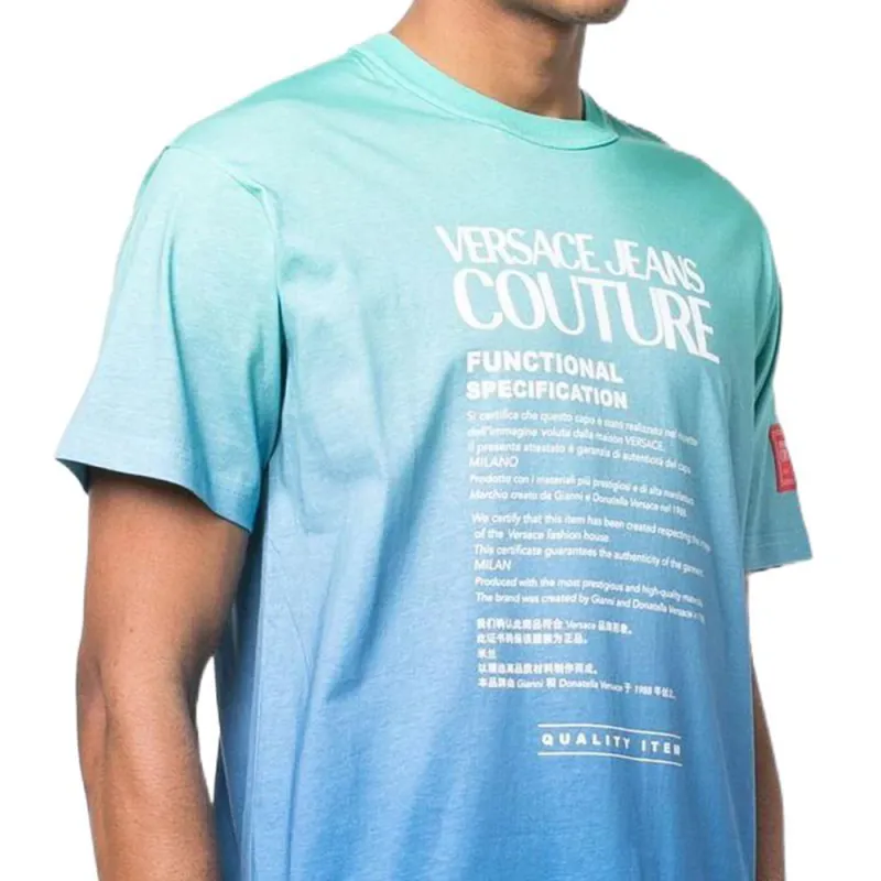 VERSACE JEANS COUTURE SS22 T Shirt Men's Blue-4