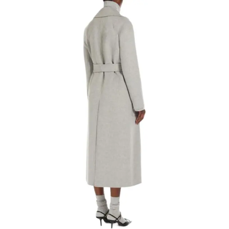 'S MAX MARA Paolore Belted Long Sleeved Coat-3