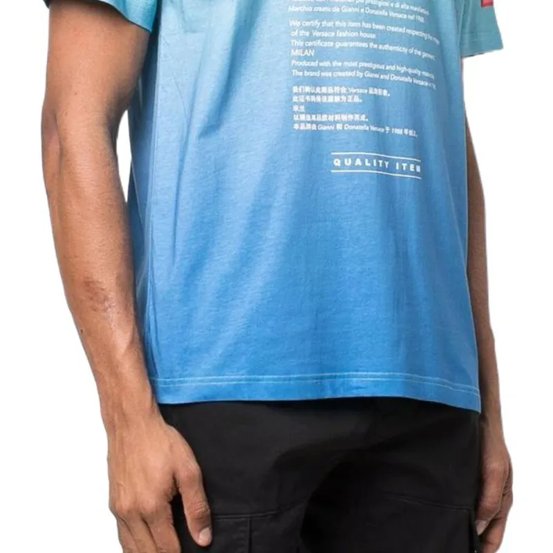 VERSACE JEANS COUTURE SS22 T Shirt Men's Blue-5