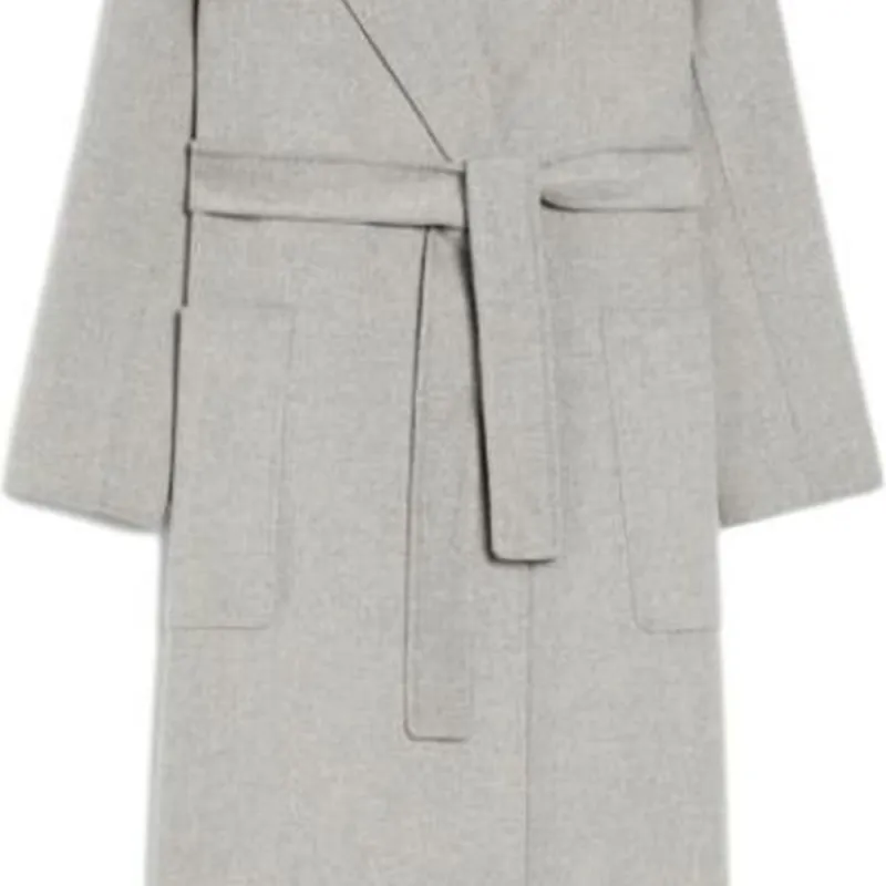 'S MAX MARA Paolore Belted Long Sleeved Coat-4